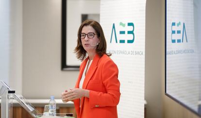 La presidenta de la AEB, Alejandra Kindelán.