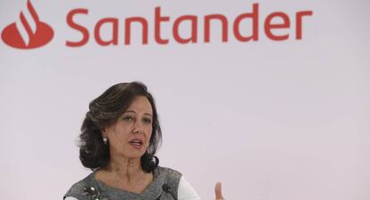 Ana Botín, presidenta de Santander.