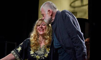 Heather Leigh y Peter Brötzmann.