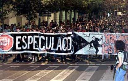 Manifestación contra las detenciones