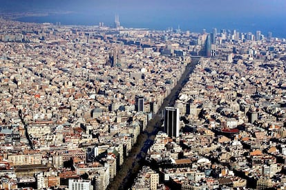 03/04/2019 Vista aérea  de Barcelona.