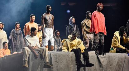 Presentación de la última colección de Yeezy, de Kanye West, en el Madison Square Garden.