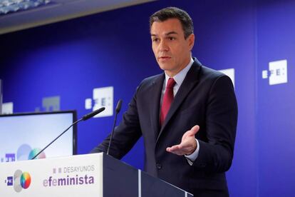 El presidente del Gobierno, Pedro Sánchez.