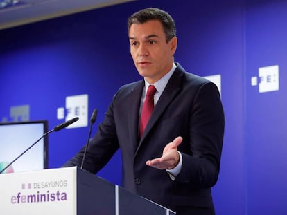 El presidente del Gobierno, Pedro Sánchez.