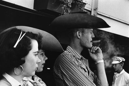 Robert Frank, Rodeo, Detroit, Michigan, 1955. 