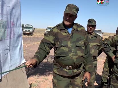 Adaj el Bendir, en la “zona liberada" de Bir Lehlu, al este del muro marroquí en el Sáhara, en 2016.