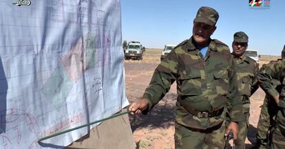 Adaj el Bendir, en la “zona liberada" de Bir Lehlu, al este del muro marroquí en el Sáhara, en 2016.