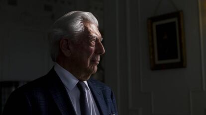 Mario Vargas Llosa en Santander. 