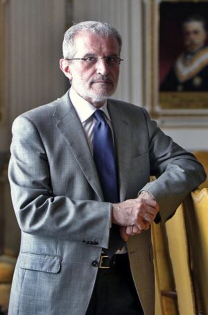 El rector de la Universitat de València, Esteban Morcillo.