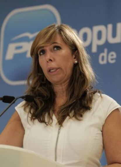 La presidenta del PP en Cataluña Alicia Sánchez-Camacho.