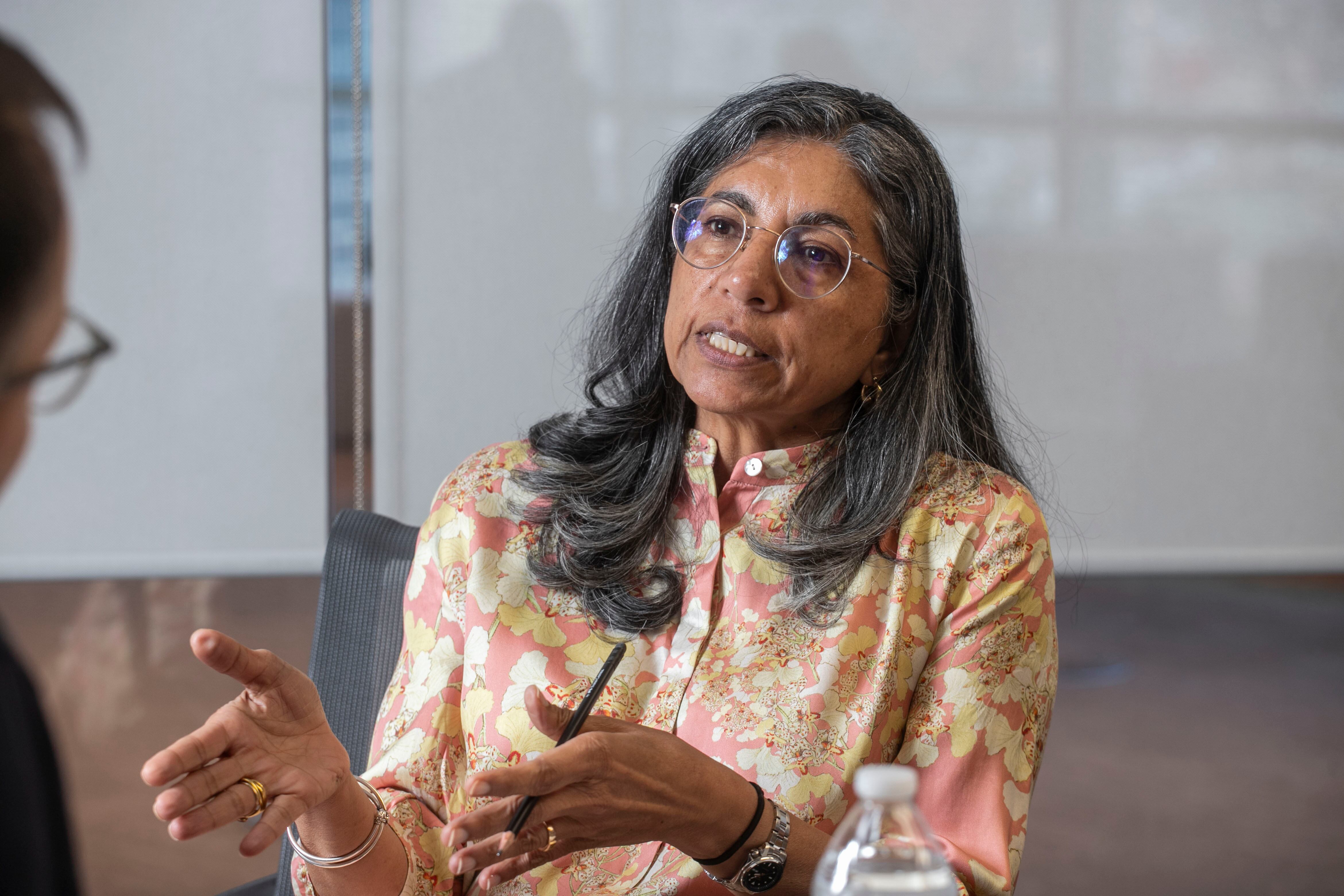 Binaifer Nowrojee, en entrevista para El País, en Ciudad de México.