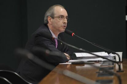 Eduardo Cunha, na Comiss&atilde;o de Constitui&ccedil;&atilde;o e Justi&ccedil;a da C&acirc;mara.