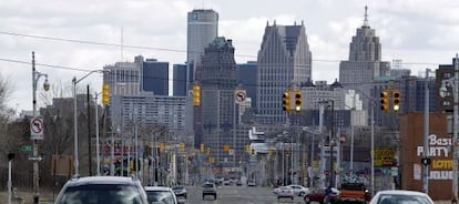 El centro de Detroit (EE UU), que suspendi&oacute; pagos en 2013.