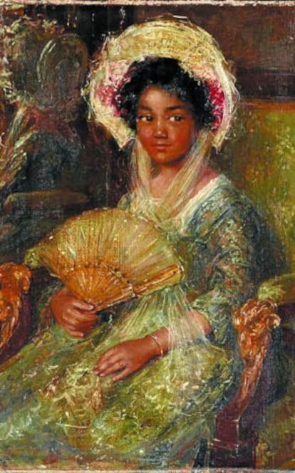 'Jovencita negra' (1895-1922), un óleo del pintor holandés Simon Maris.