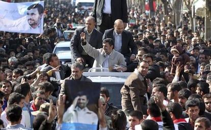 El presidente de Ir&aacute;n, en Sharekord.