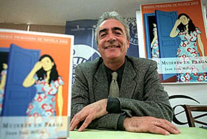 Juan José Millás, durante la presentación de su novela en Madrid.