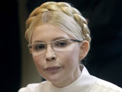 Yulia Timoshenko, durante su juicio en Kiev.