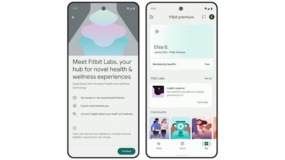 Aplicación de Fitbit con el uso de la IA Gemini de Google