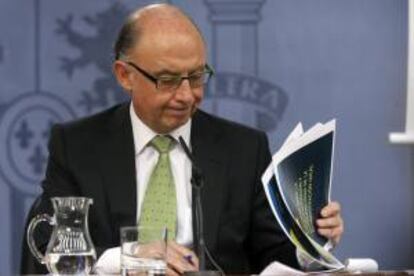 El ministro de Hacienda, Cristóbal Montoro. EFE/Archivo