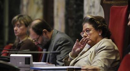 Rita Barberá moderó el debate sobre el estado de la ciudad, pero no debatió como alcaldesa de Valencia.