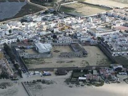 Vista a&eacute;rea de Zahara de los Atunes, localidad donde se produjo la agresi&oacute;n.