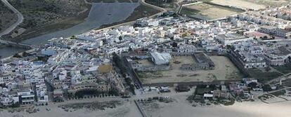 Vista aérea de Zahara de los Atunes, localidad donde se produjo la agresión.
