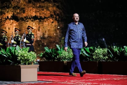 El presidente del Consejo Europeo, Charles Michel, este martes en Bali. La cumbre de dos días del G-20 que ha comenzado este martes en la localidad balinesa de Nusa Dua avanza hacia unas conclusiones de consenso que afirman que “la era actual no debe ser de guerra” y consideran “inadmisible el uso o la amenaza de uso de armas nucleares”.