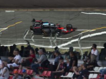 Una imagen del circuito de Montmeló, este viernes.