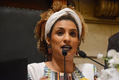 A vereadora Marielle Franco em imagem de novembro de 2017.