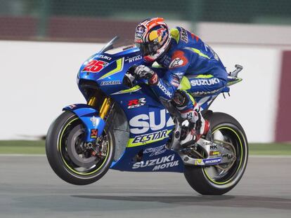 Maverick Vi&ntilde;ales en el GP de Qatar.