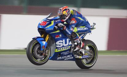 Maverick Viñales en el GP de Qatar.