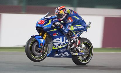 Maverick Vi&ntilde;ales en el GP de Qatar.