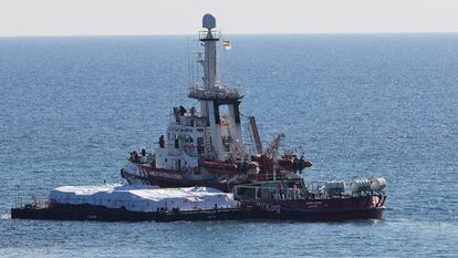 El barco 'Open Arms' de la ONG homónima salía este 12 de marzo del puerto chipriota de Lárnaca.