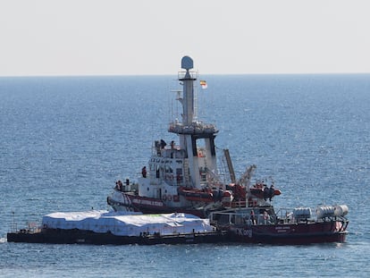 El barco 'Open Arms' de la ONG homónima salía este 12 de marzo del puerto chipriota de Lárnaca.