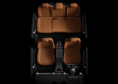 Interior del Ferrari Luce