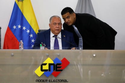 Elvis Amoroso, presidente del Consejo Nacional Electoral (CNE) de Venezuela.