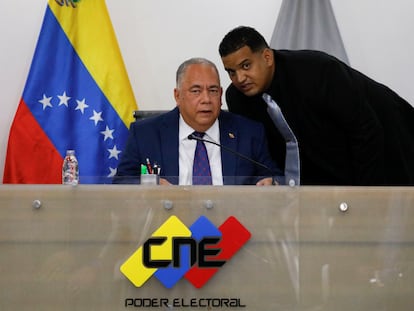 Elvis Amoroso, presidente del Consejo Nacional Electoral (CNE) de Venezuela.