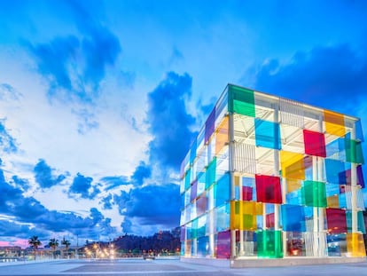 Centre Pompidou Málaga, ubicado en el espacio El Cubo, en el Muelle 1. 