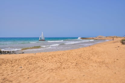 Playa de Calblanque, en el parque regional homónimo de la costa de Murcia.