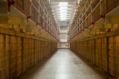 San Francisco, CA  - June 23: Filming of a History Channel program Alcatraz: Search For The Truth on Alcatraz Prison in San Francisco, California on June 23, 2015. (© 2015 A&E / photo by David S. Holloway) 