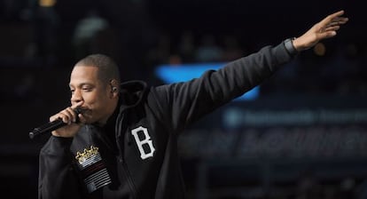 El cantante Jay-Z, en una actuaci&oacute;n en Ohio. 