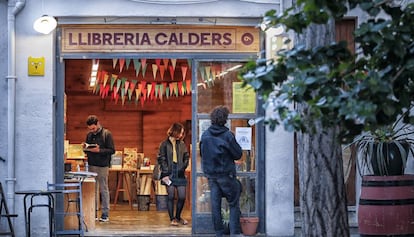 La librer&iacute;a Calders, en el barrio de Sant Antoni.