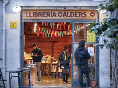 La librer&iacute;a Calders, en el barrio de Sant Antoni.