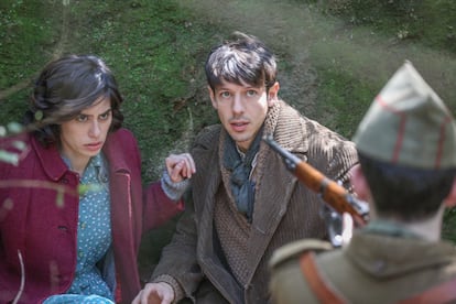 Roser Tapias y Marcel Borràs, protagonistas de la película 'Èxodes'.