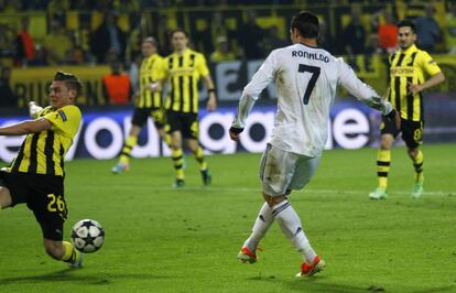 Ronaldo marca el empate a uno.
