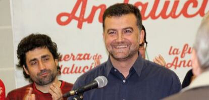 Antonio Maíllo, este domingo en Córdoba.