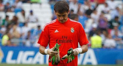 Iker Casillas, antes del encuentro del domingo frente al Betis.