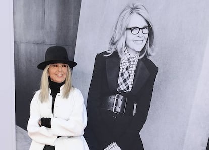 Diane Keaton, el 8 de junio, cuando recibió el premio del Instituco Americano de Cine.