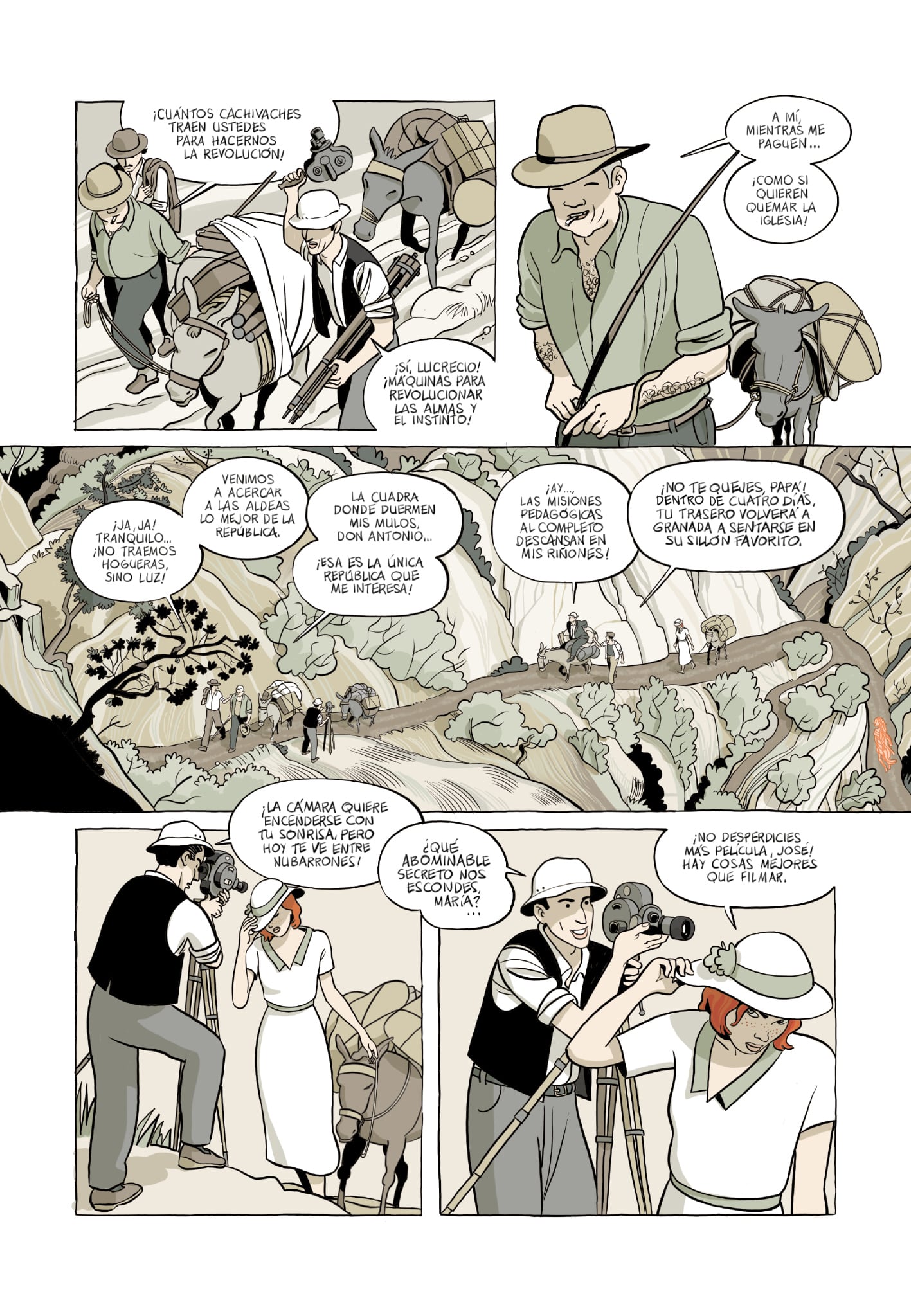 Página del cómic 'El otro mundo' (Astiberri Ediciones).