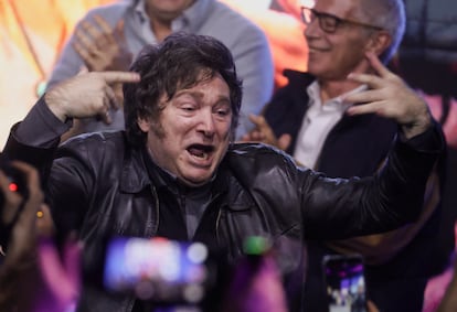Javier Milei en Buenos Aires, Argentina, el 18 de mayo de 2025.